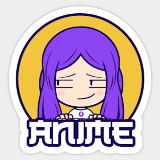 Anime Otaku Gamer Anime Girl Sticker